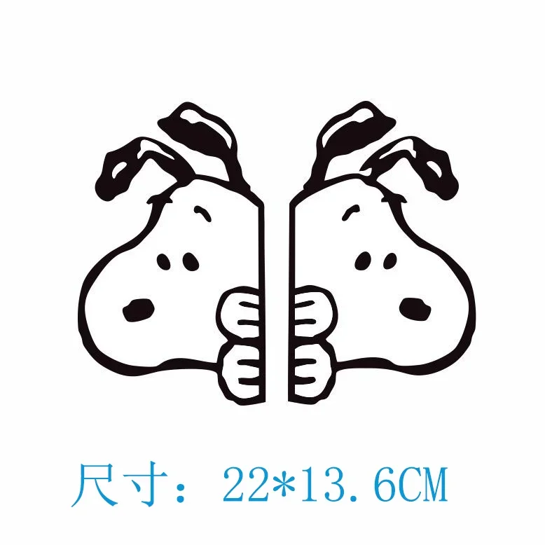 Наклейка Snoopy с защитой от царапин боковое окно заднее ветровое стекло