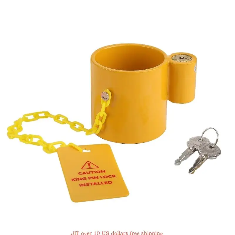 

Стандартный замок King Pins с 2 ключами, противоугонный замок King Pins Контейнерный прицеп RVs 5-колесный прицеп для кемперов