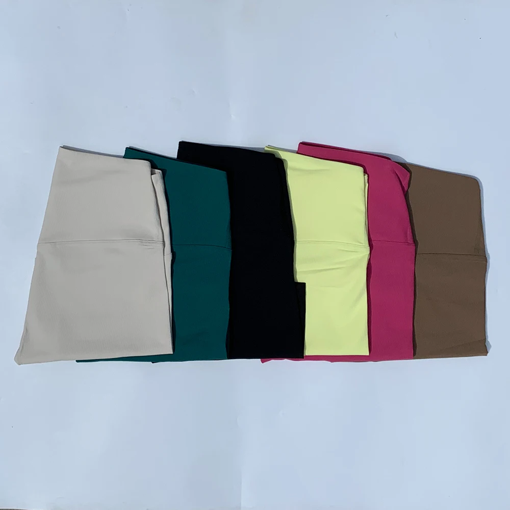 

Спортивные шорты в полоску с высокой талией, женские шорты для фитнеса и йоги, штаны для бега и занятий спортом, велосипедные шорты для бега