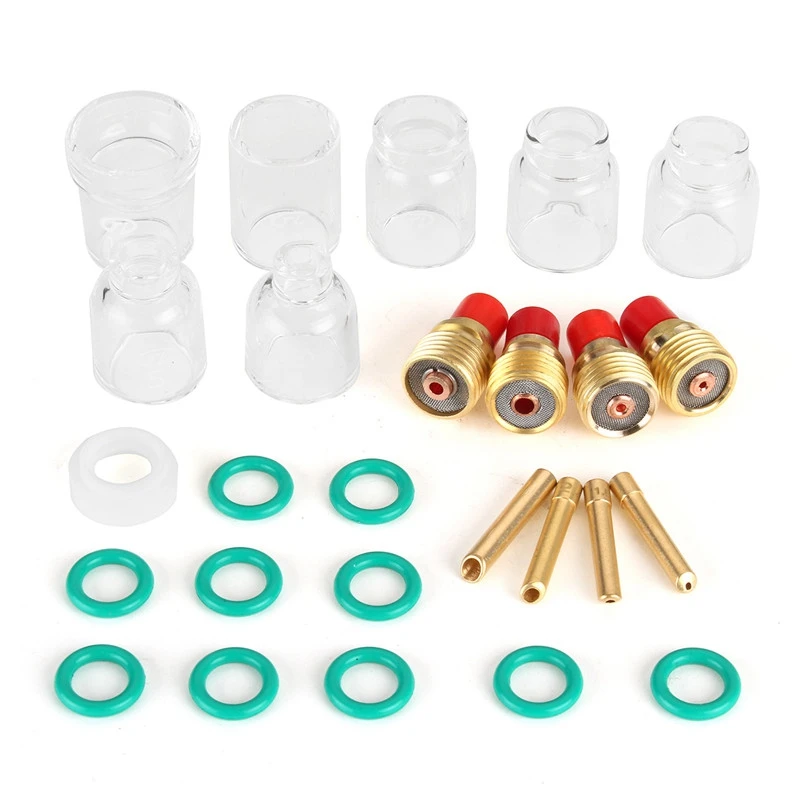 JFBL Лидер продаж 26 шт. аксессуаров для сварки TIG стеклянное кольцо