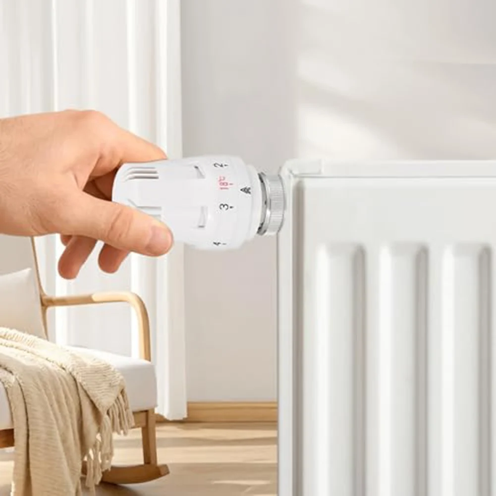 2 шт. термостатическая головка клапана радиатора M 30 X 1 5 термостата 6-28 ℃