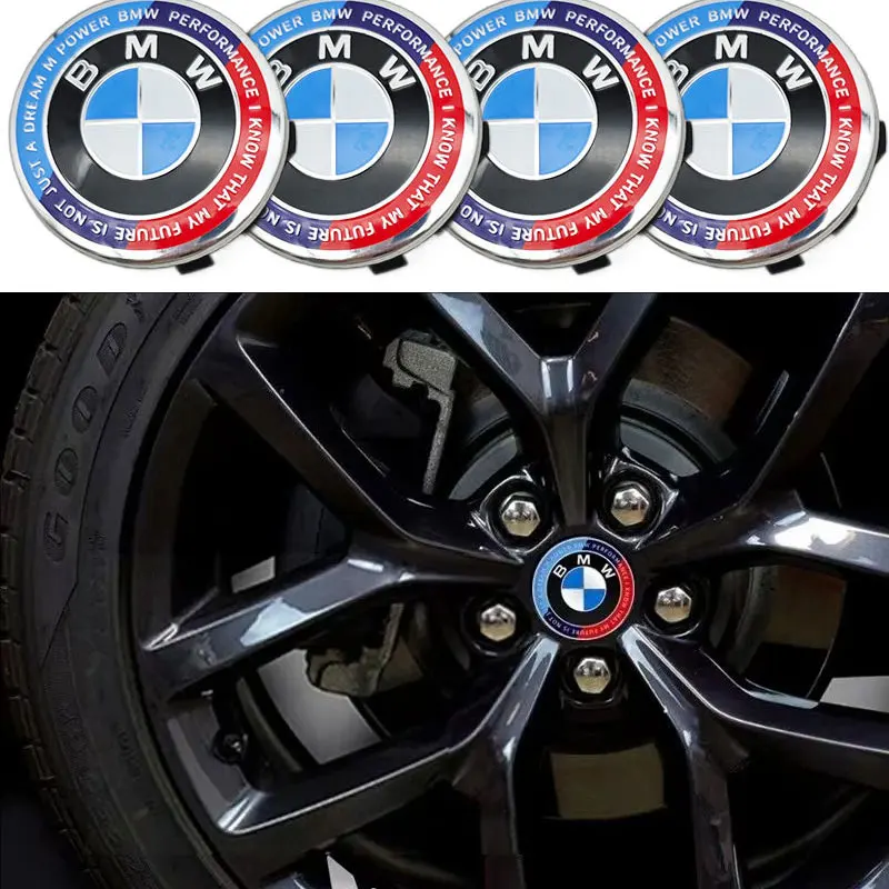 40 шт. 56 мм 68 логотип BMW Collaboration центральные колпаки колес автомобиля значок