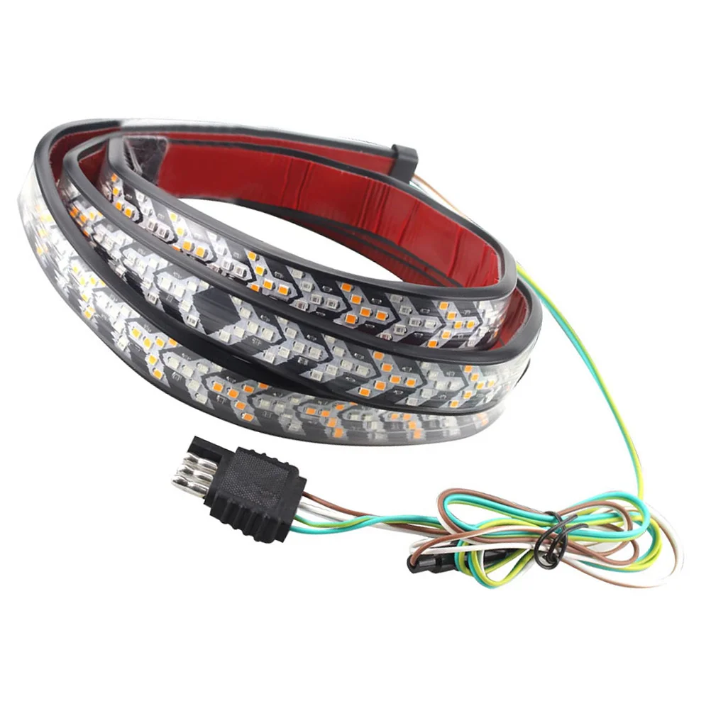 

1pc Vehicle Tailgate LED Light Strip Warning Turn Signal Light Parking Light