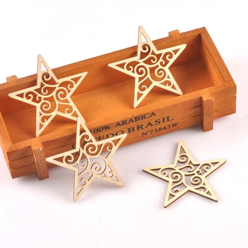 5 шт. подвесные украшения из натурального дерева сделай сам подвеска в виде