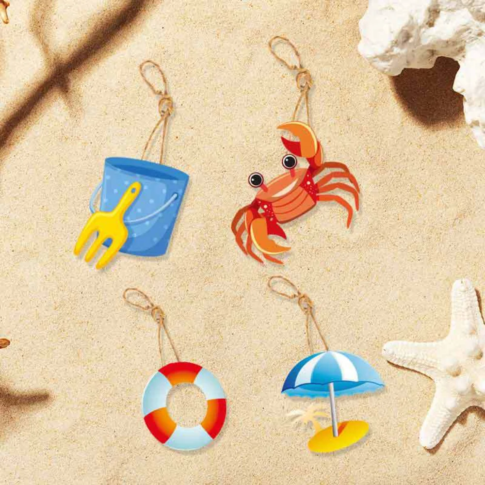 

8 шт., подвесные пляжные украшения в гавайском стиле