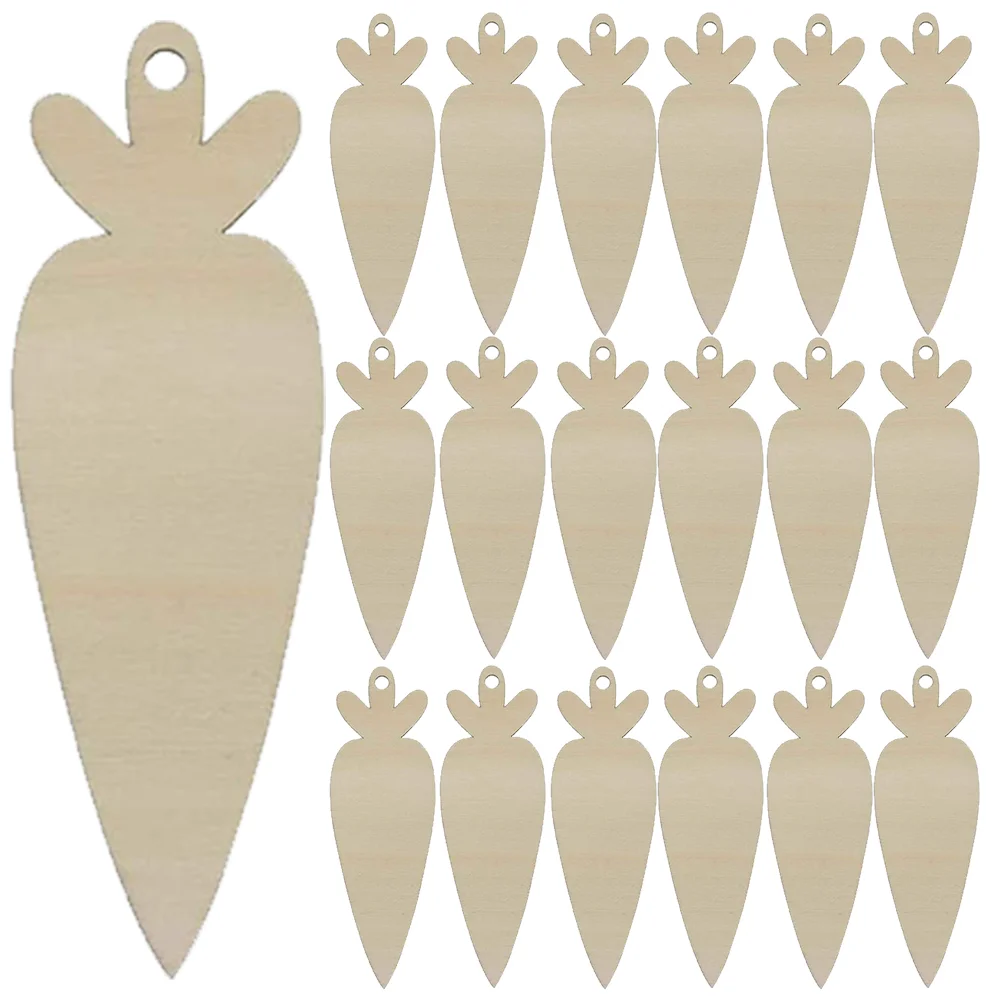 

Easter Wood Slices Carrot Blank Wooden Cutouts Crafts Unfinished Diy Hanging Chips Ornaments Decor Pieces Graffitishapes