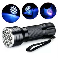 mini 395nm uv flashlight 21 led black light flashlight ultraviolet led pet urine stains detector