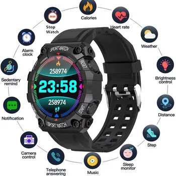 FD68S New Smart Watches Men Women Bluetooth Smartwatch Touch Smart Bracelet Fitness Bracelet Connected Watches for IOS Android 1