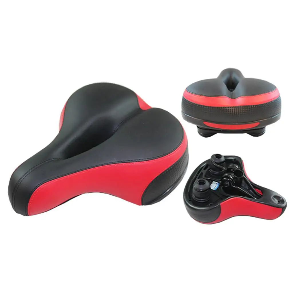 

Водонепроницаемое мягкое сиденье для велосипеда, утолщенное дышащее сиденье для велосипеда с отражающей полосой, Велосипедное оборудован...