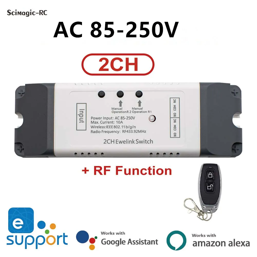 Scimagic-RC 2CH Wi-Fi реле для умного дома