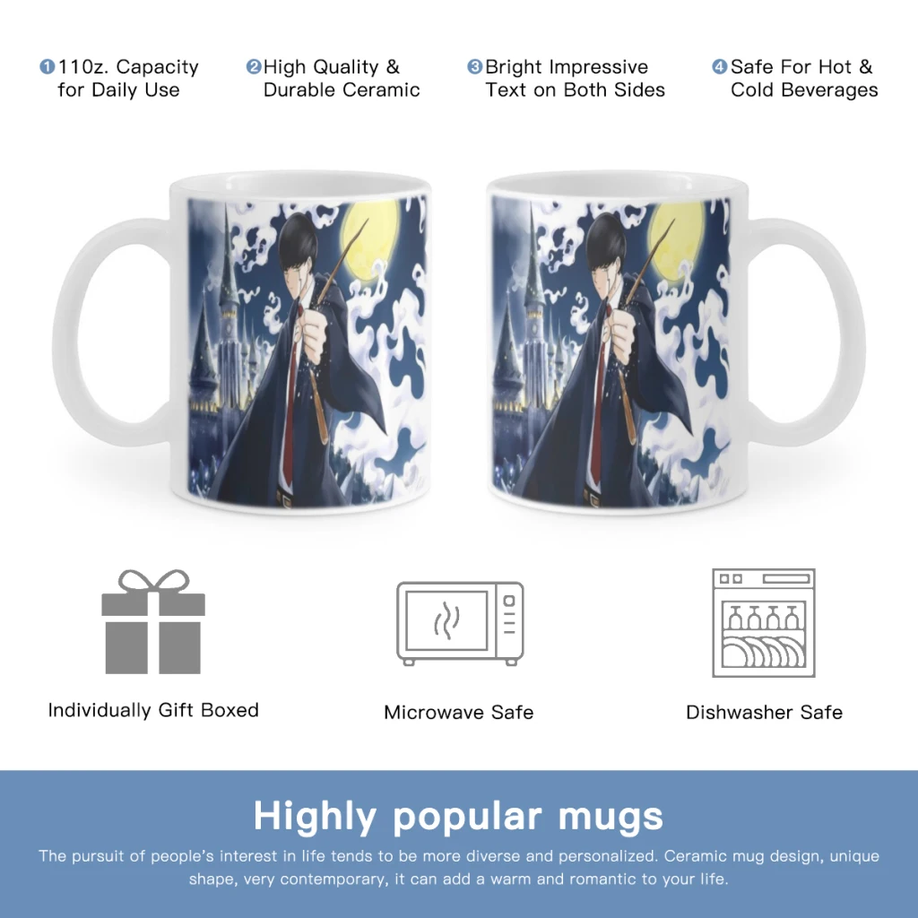 Аниме Mashle Magic and Muscle керамическая чашка кофейная овсянка для завтрака креативная