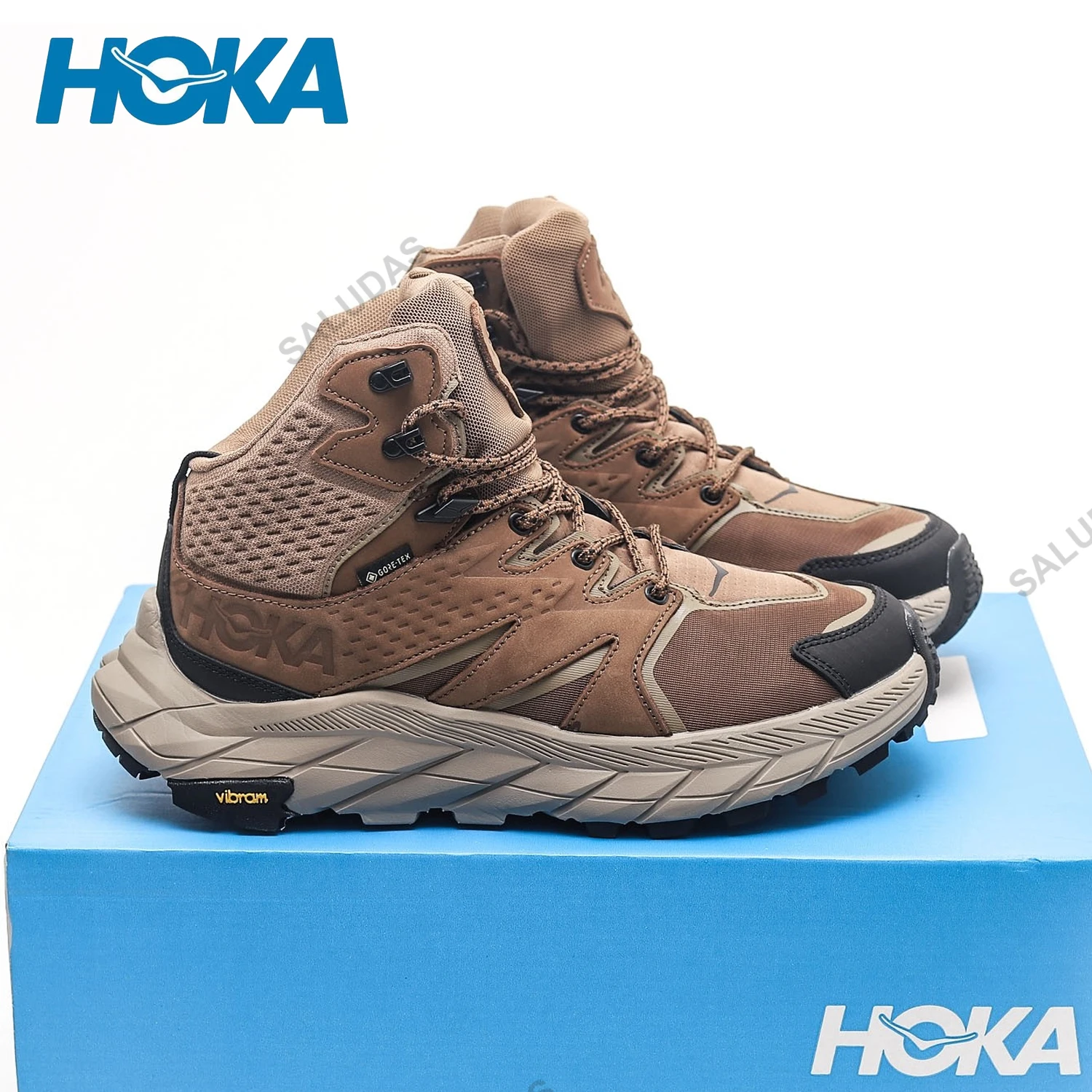 

HOKA Anacapa Mid GTX Hiking Shoes Men Outdoor Camping Trekking Trail Running Sneakers Waterproof High Top Mountain Hiking Boots