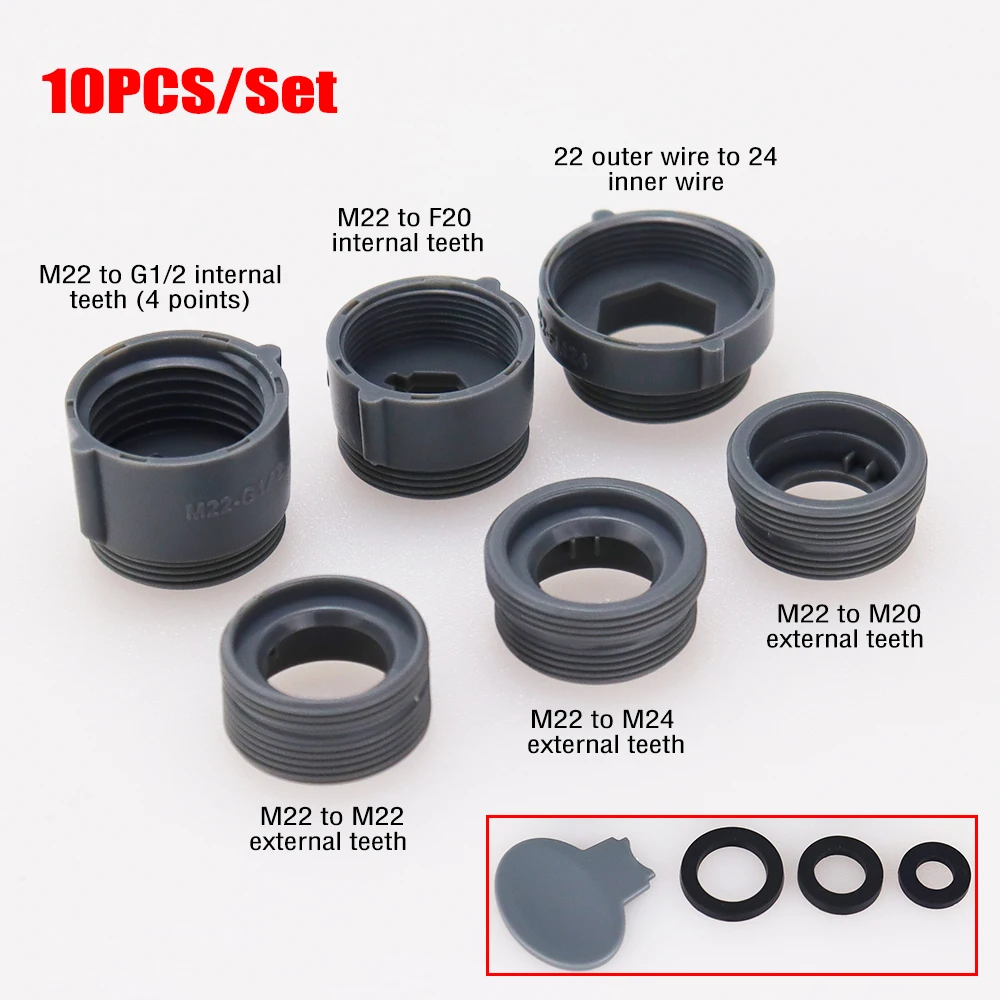 Соединитель для водопроводного крана от M22 до M20 M22 M24, соединительные фитинги с внутренней и внешней резьбой для барботера для кухни и ванной комнаты