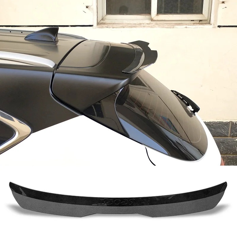 Спойлер на крышу Тип DGS углеродная поверхность задний багажник Крыло ABS Материал