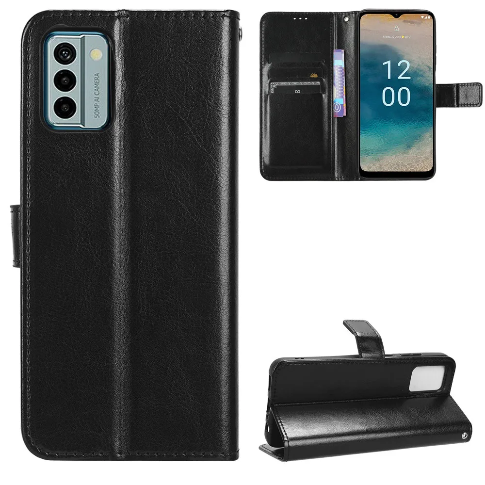 Для Nokia G22 G42 C22 C32 Чехол Роскошный флип-чехол из искусственной кожи с