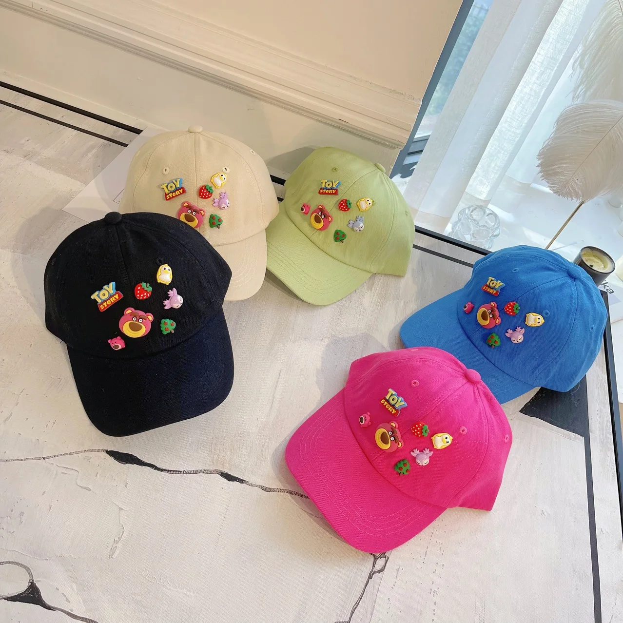 Adjustable Trucker Cap Children Sun Hat For Boys Girls