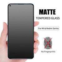 matte tempered glass for xiaomi redmi note 10 9 8 pro 10s 9s screen protectors for xiaomi poco x3 m3 f2 pro f3 redmi 9 9a 9c 9t