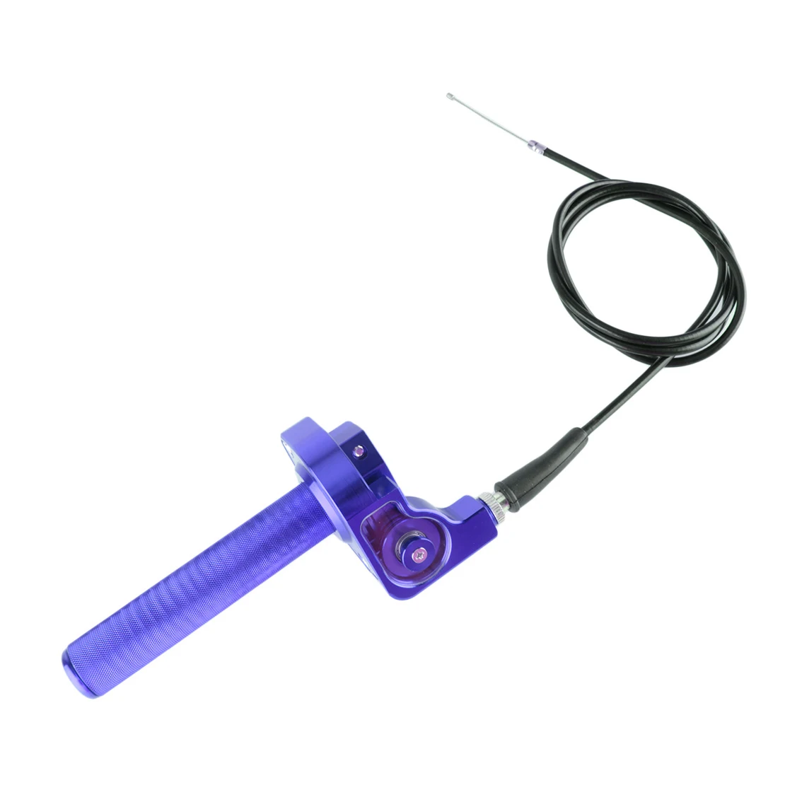 

Twist Throttle Grip With Cable Fit for Kawasaki KX125 KX250 KLX110 Dirt Bike Blue