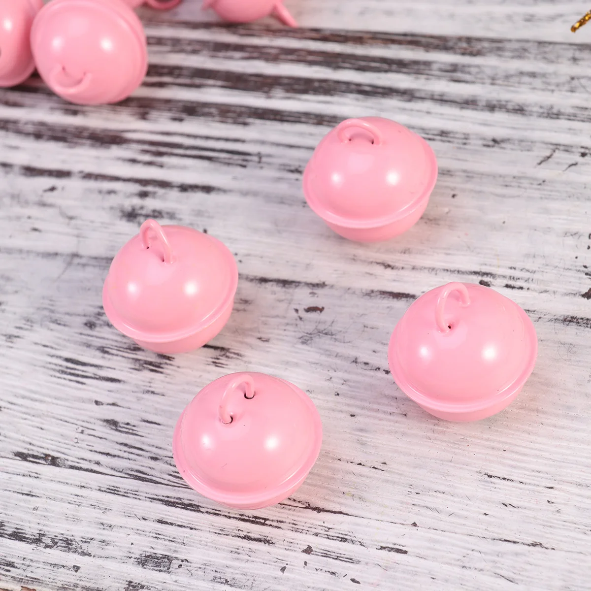 50 шт. мини-металлические колокольчики Jingle Рождественские круглые украшения