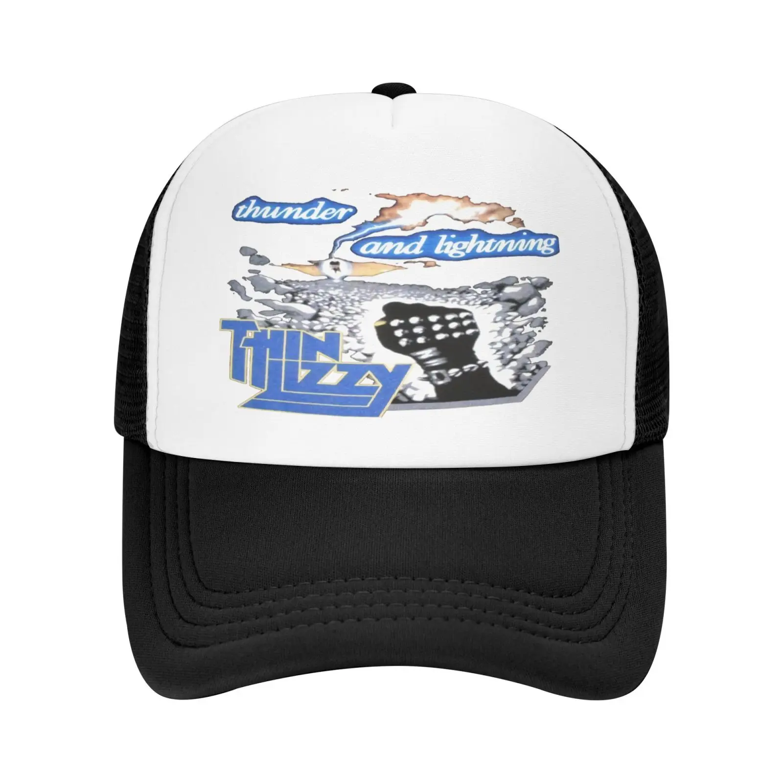 

Thin Lizzy Thunder And Lightning Hard Cap Hat Beanie Men's Hat Balaclava Cap Hat Beanie Custom Logo Hats For Girls Trucker Hat