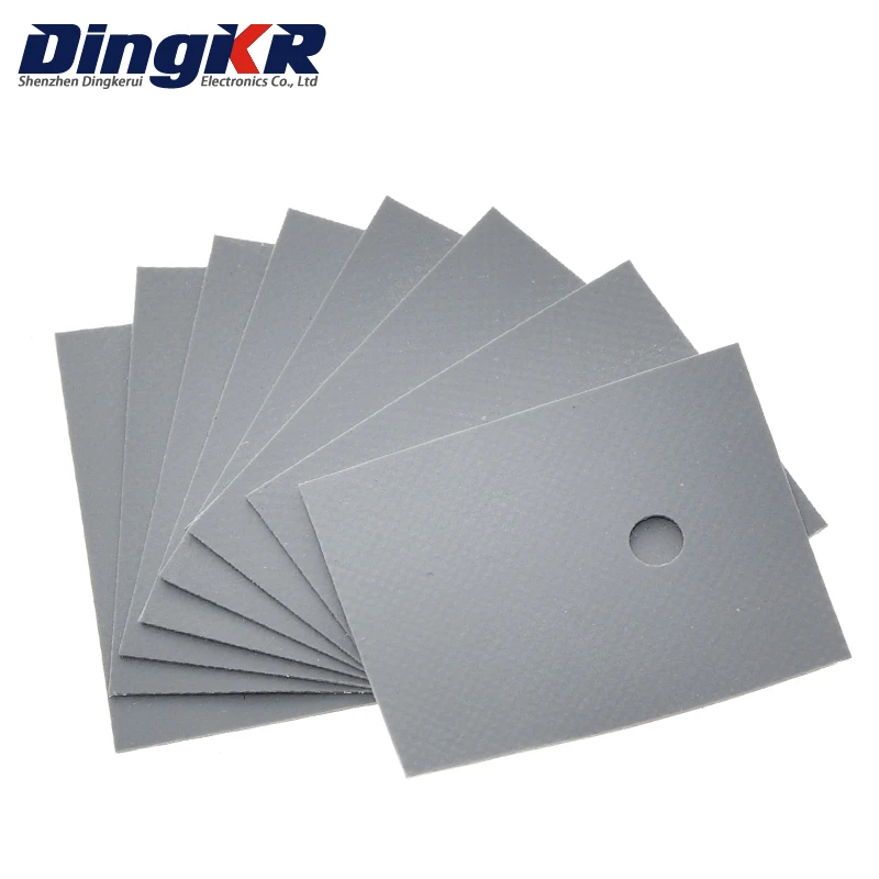 

100PCS Large silicone sheet insulation pads silicone insulation film TO-3P TO-247