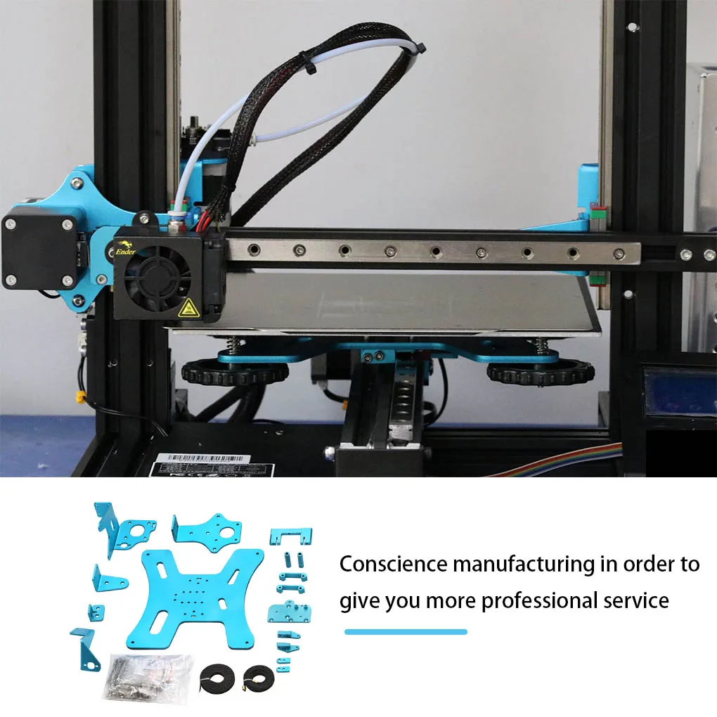

For Ender 3 Pro Creality Linear Rail 3D Printer Upgrade Kit Including Screws Kit X Y axis Belt Aluminum