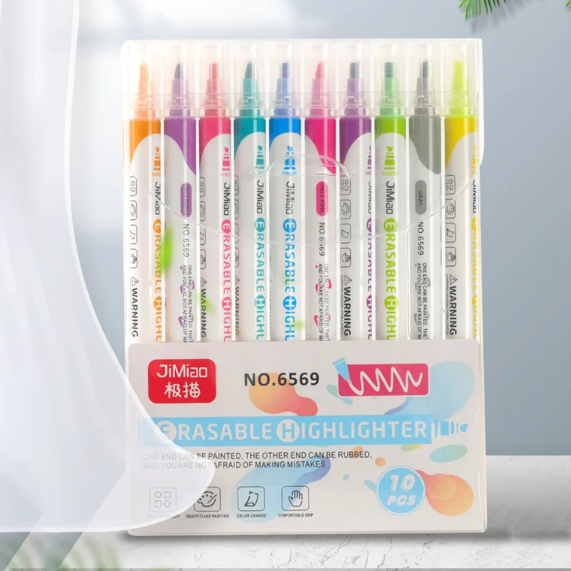 

Флуоресцентный маркер с двойной головкой, 10 цветов