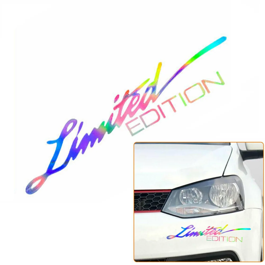 

Car Body Stickers Limited Edition Body Kit Vinyl Decal Racing Sticker Emblem Logo Reflection Colorful For Car Truck Trim