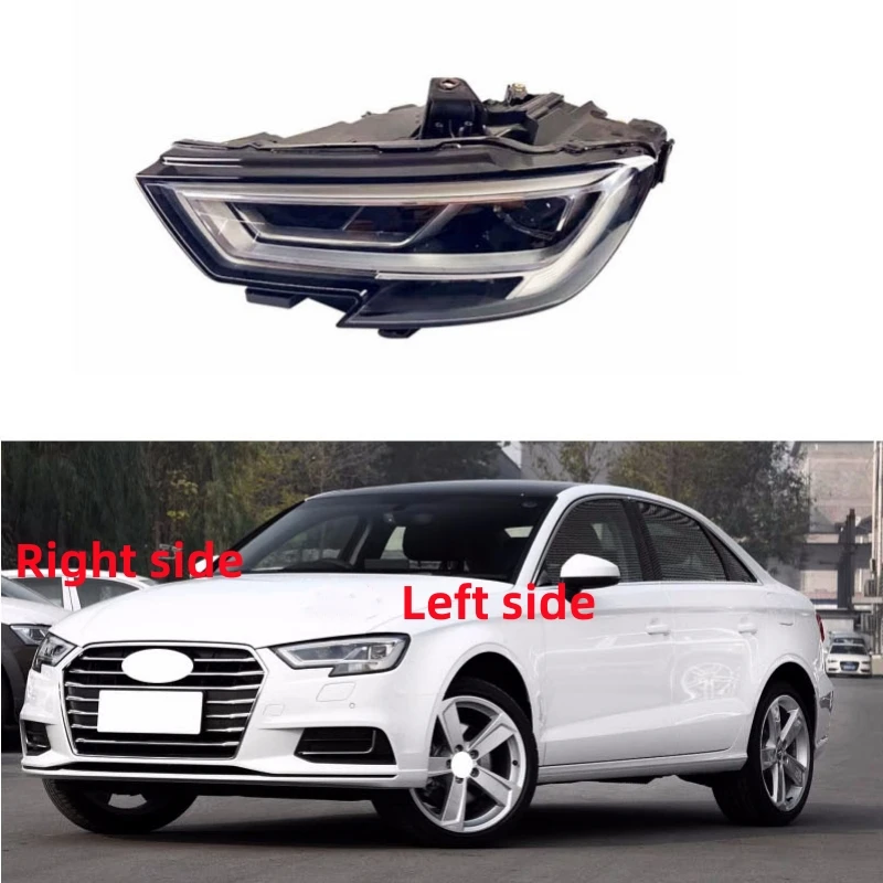 

For Audi A3 2017 2018 2019 2020 LED Headlight Half Assembly Low High Beam Headlights Assembly