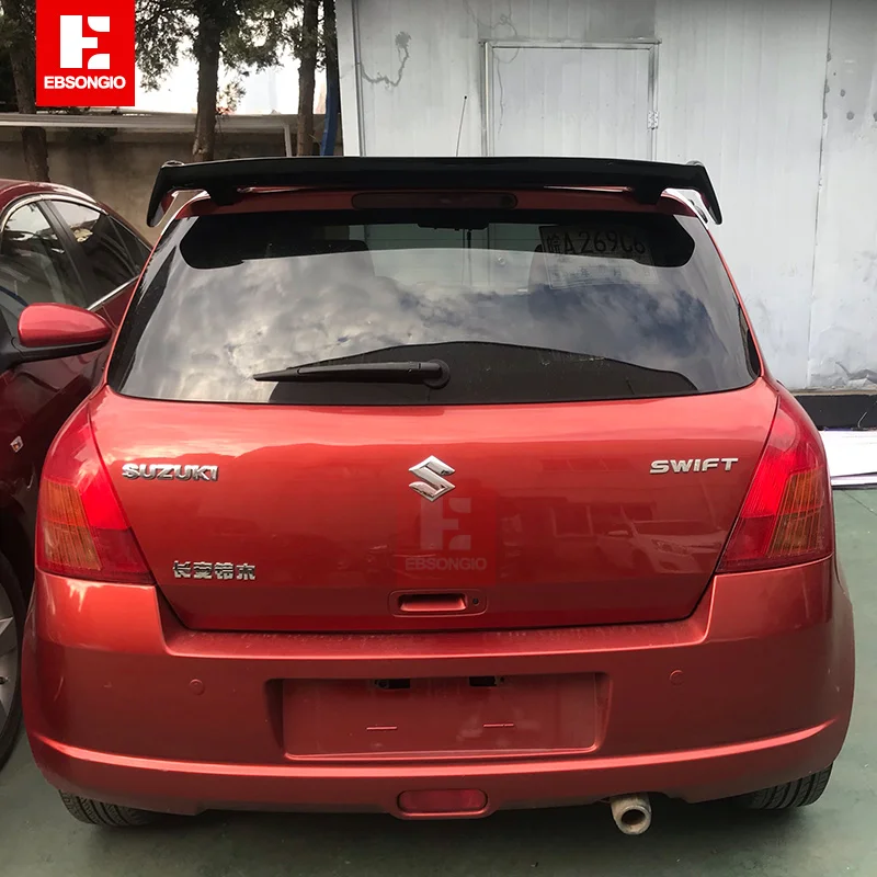 

Universal Trunk Spoiler For Suzuki Swifts Spoiler ABS Plastic Carbon Look Rear Roof Wing Car Body Kit Accessories 2006 - 2018