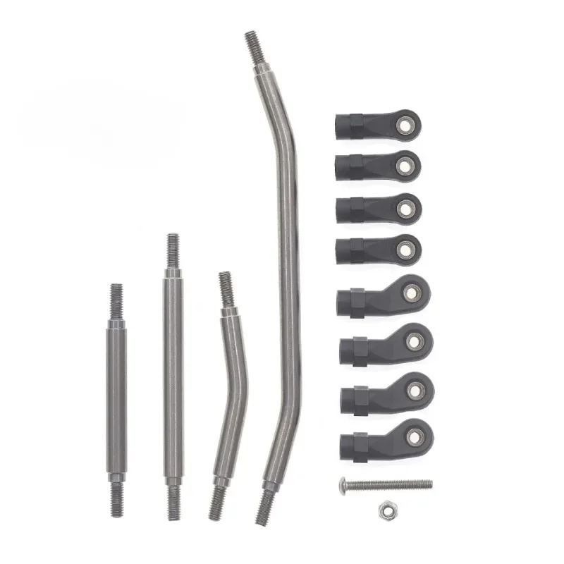 6 мм из нержавеющей стали металлический комплект тяги рулевой M4 для Redcat GEN8 1/10