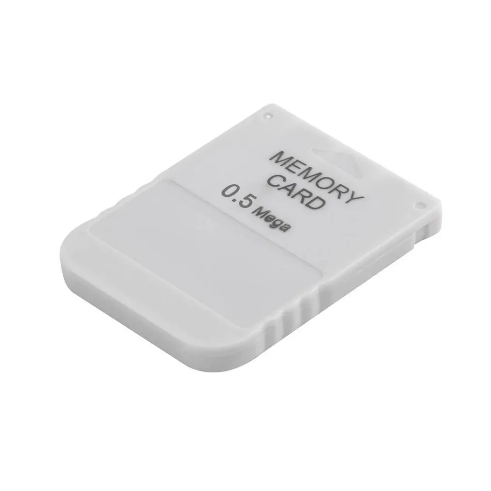 

PS1 Memory Card 1 Mega Memory Card For Playstation 1 One PS1 PSX Game Useful Practical Affordable White 0.5M 1MB