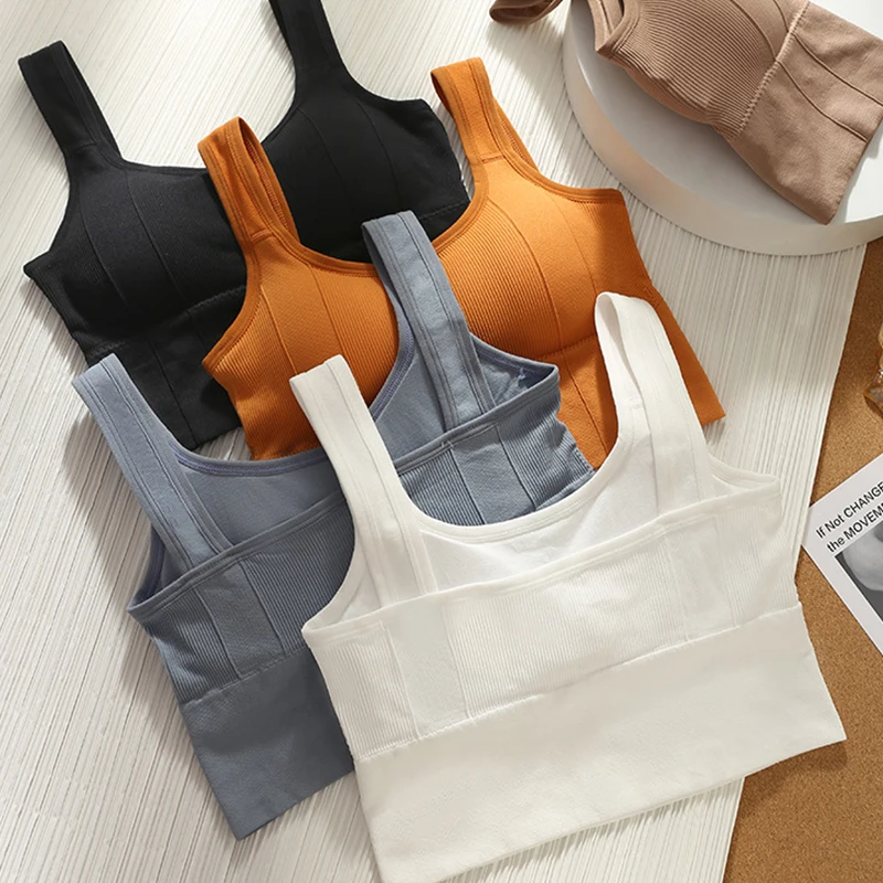 Дышащий спортивный бюстгальтер Женский бесшовный для йоги с красивой спинкой