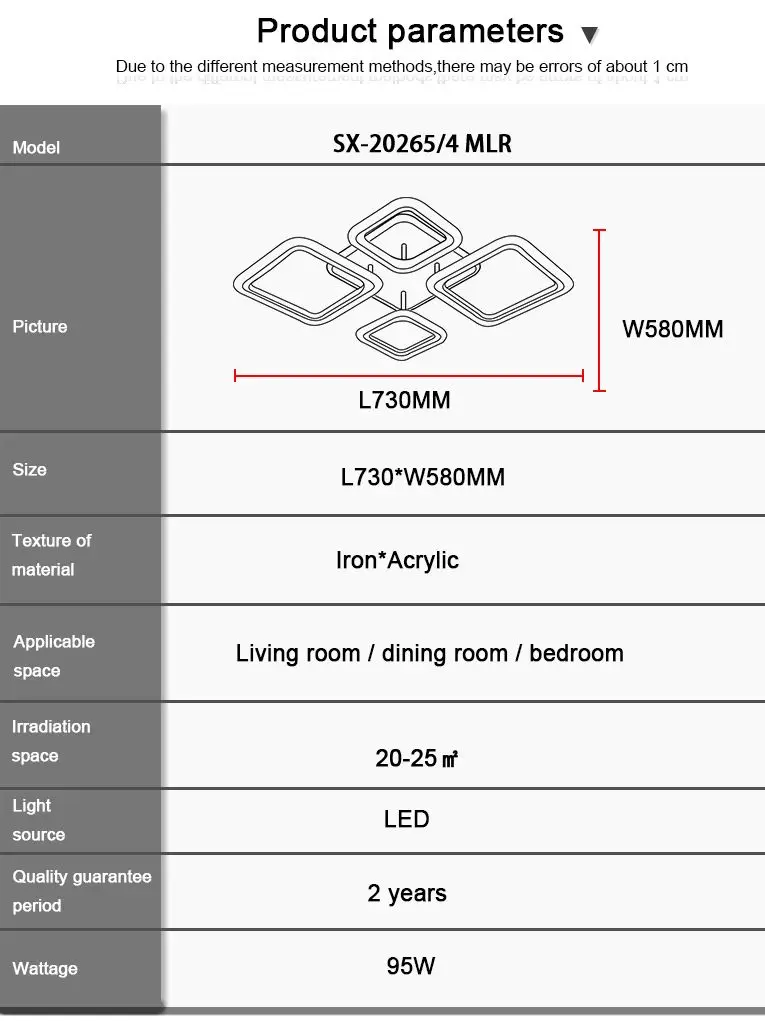 Современный светодиодный потолочный светильник RENQ с 4 кольцами лампа для спальни