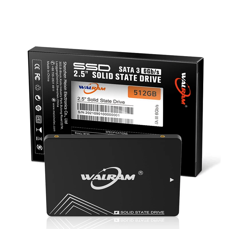 10 шт. жесткий диск WALRAM SSD Sata3 ssd 120 ГБ 128 240 256 480 500 Гб 1 ТБ Hdd 512 2 5 дюйма твердотельный