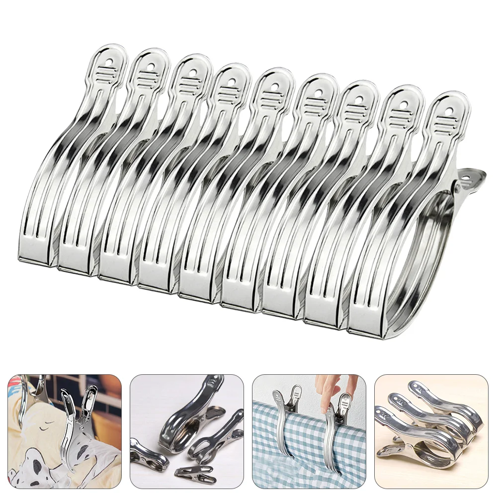 

Pcs Anti-dust Quilt Clips Clothes Pegs Rack Flexible Household Quilt Clip