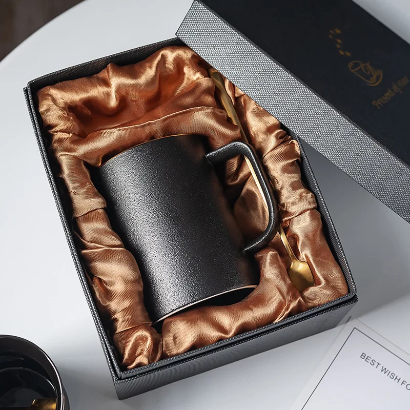 

Ceramic Mug Tumblers Tazas De Ceramica Creativas Tea Tumbler Cups Coffee Milk Mugs Novelty Large Vintage Home Black Cup
