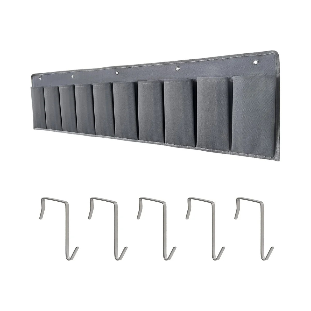 Карманы для обуви RV, 10 карманов, тяжелый подвесной прикроватный органайзер для хранения с крючками, карманы для хранения игрушек и аксессуаров