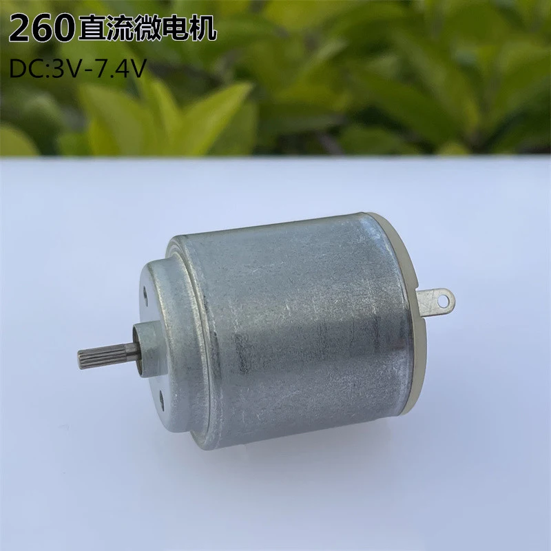 

R260 Mini 24mm Round Electric Motor DC 3V 3.7V 5V 6V 7.4V 14500RPM High Speed Carbon Brush Micro 260 Motor DIY RC Toy Car Boat