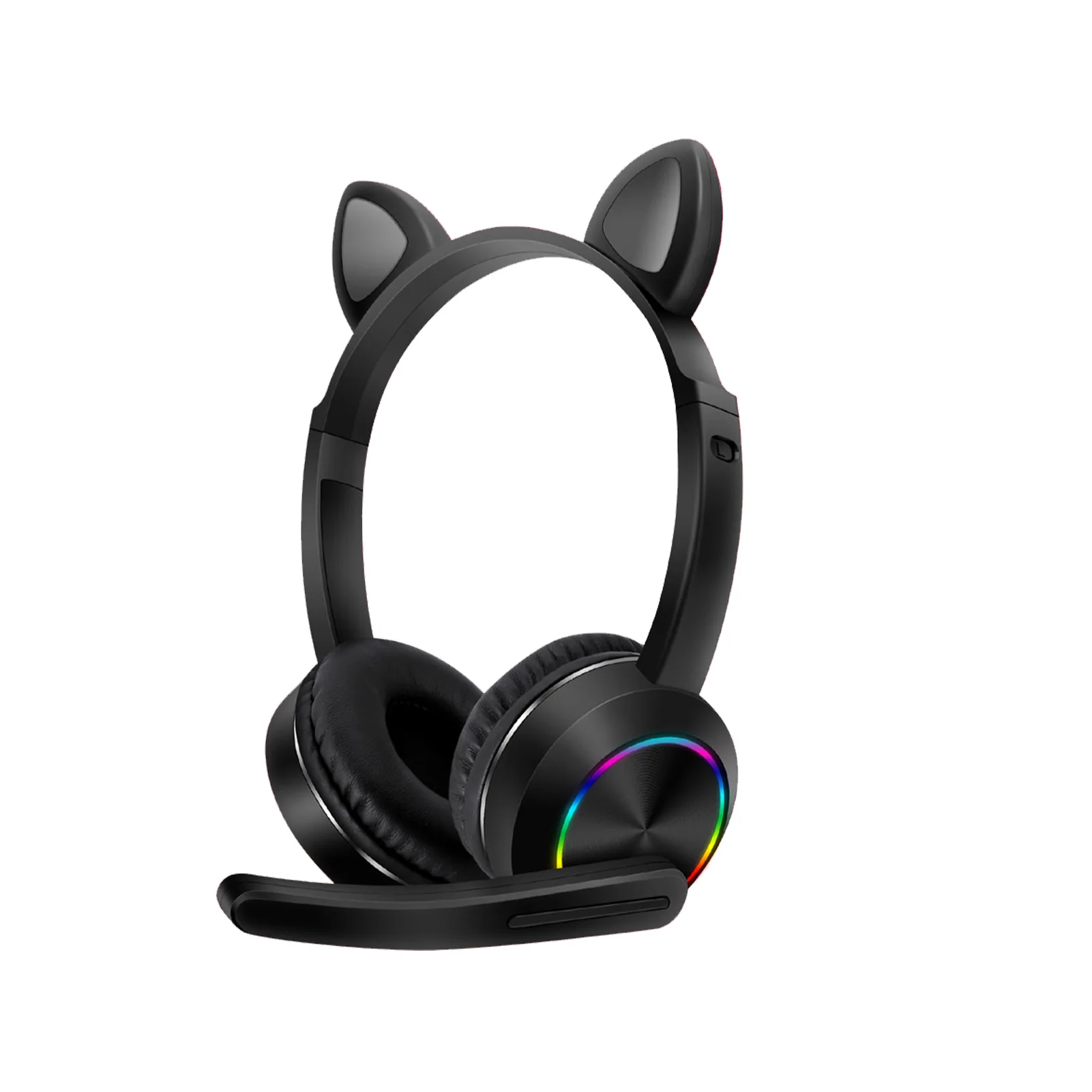 

LED Light Comfortable Accessories Gift Cat Ear Adults Kids Wireless Gaming Headset Fashion With Microphone Audio 5.0