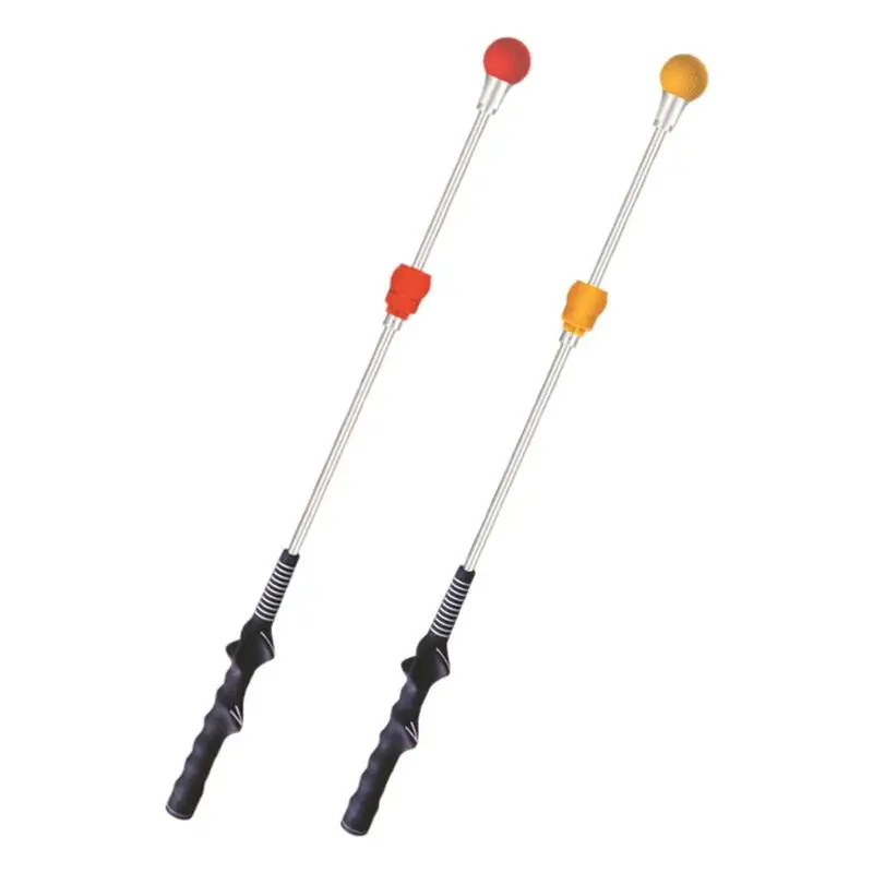 

Golf Swing Trainer Adjustable Golf Training Aids Sound Warm-Up Stick Golf Swing Exerciser Training Aid Gesture Corrector Swing