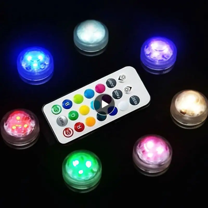 

With Remote Control Led Lamp Universal Decorations Lamp Waterproof Multifunctional Atmosphere Lamp Car Supplies Wt03 Color