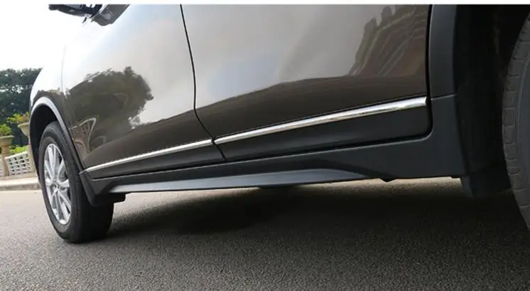 

Молдинговая полоса для корпуса двери из нержавеющей стали, Накладка для Nissan X-Trail Rogue T32 2014- 2016 -2021, аксессуары для стайлинга, запчасти