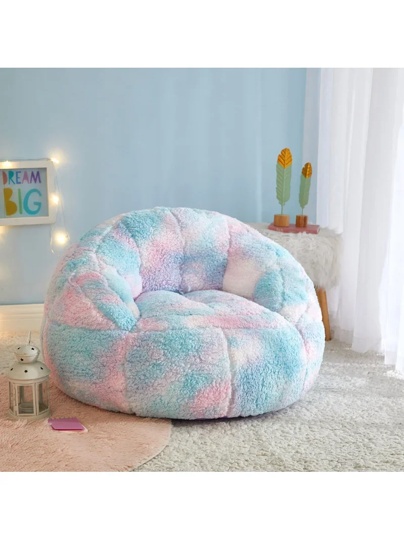 

Превосходное мягкое кресло с мешочком плюшевый, розово-голубого цвета