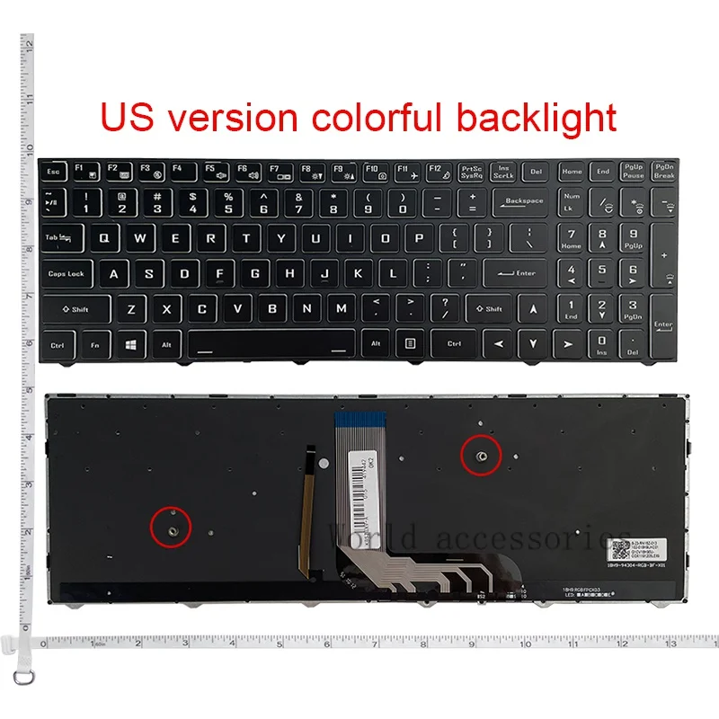 

NEW Backlit Laptop Keyboard For Lenovo GX7 GX8 GX9 ZX7 ZX8 TX6 TX7 TX8 TX9 Z7-CT7NA 911ST 911SE T58-VR PLUS US English Without f