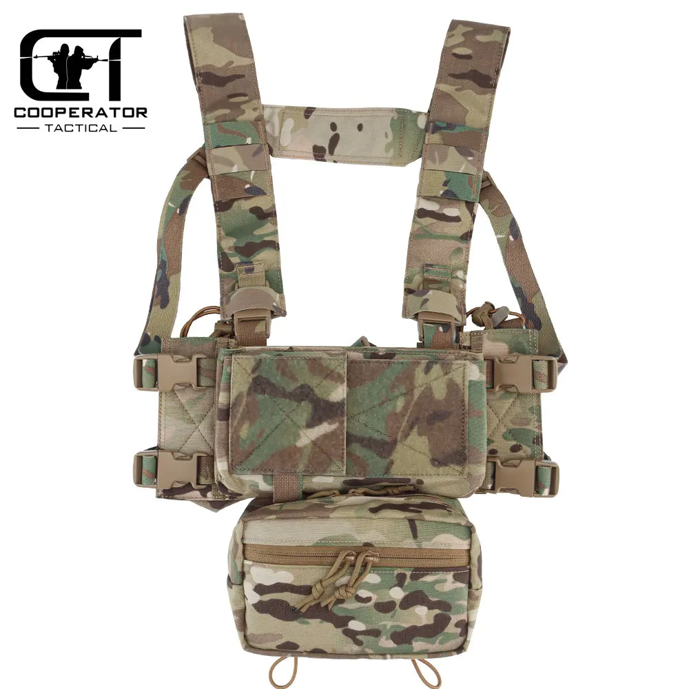 

Ferro Style MK4 Tactical Chest Rig YKK Zipper 500D Nylon 5.56mm 7.62mm Rifle Magazine Pouch Military Equipment Airsoft Military