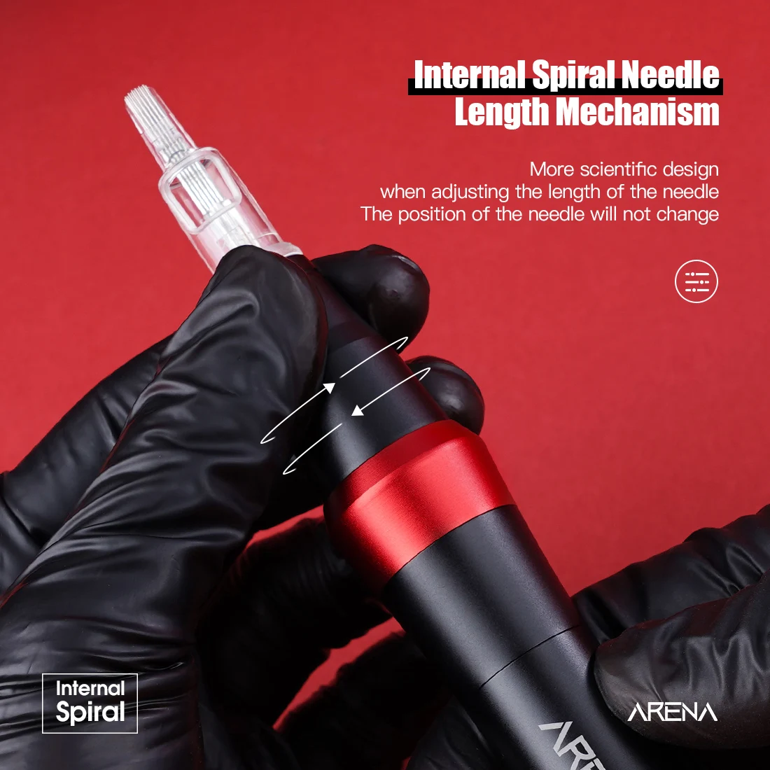 Arena стабильный светильник пму Перманентный Макияж Ротари Машина татуировки