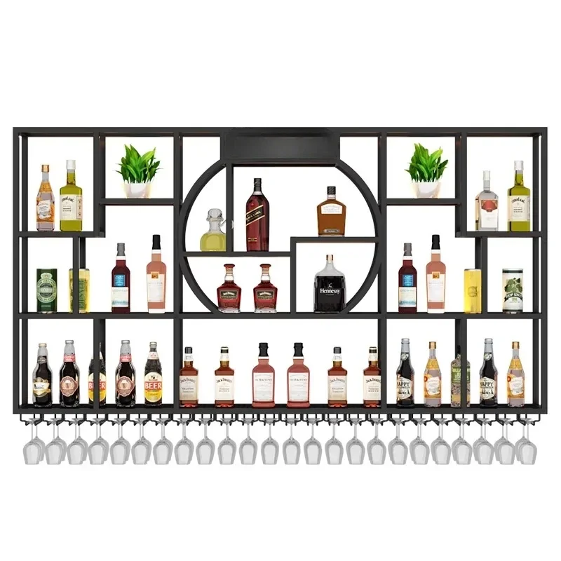 Аксессуары для бара домашние бары плавающая полка современная настенная стойка