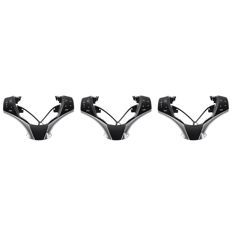 

3X переключатель управления звуком 84250-0D120 84250-0D120-E0, многофункциональное рулевое колесо, подходит для Toyota Yaris 2013-2016, 10 клавиш