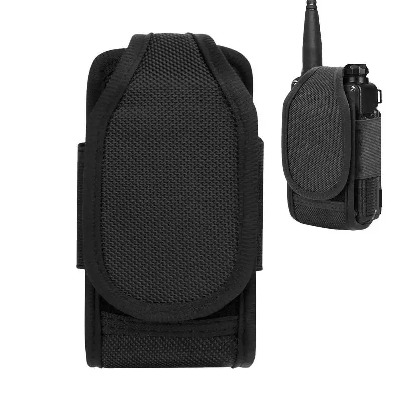 Tacticals Molle Radio Walkie Talkie Pouch Waist Bag Holder Pocket Portable Interphone Holster Carry Bag For Hunting Camping